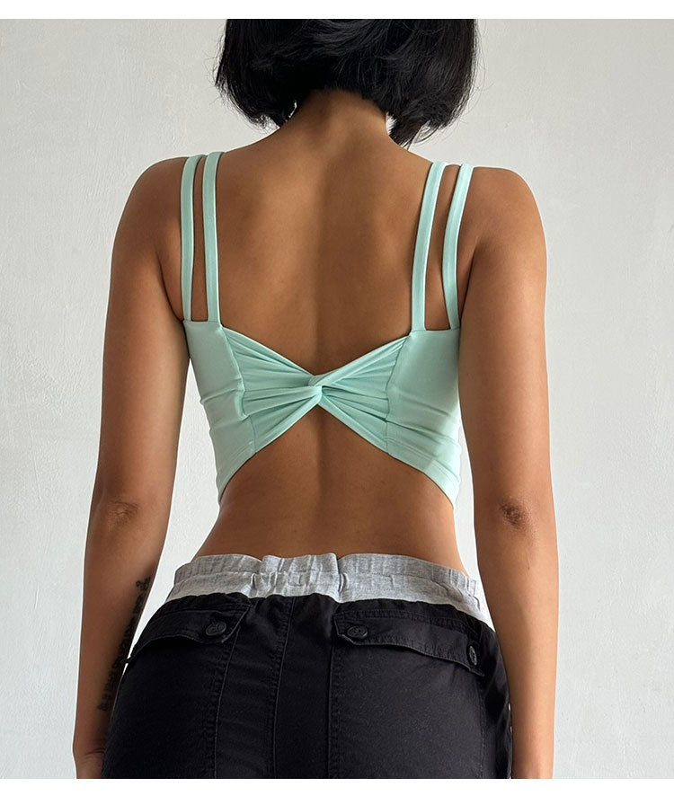 New style bowknot high strength  running  yoga good wrapping  gathering beautiful back quick drying