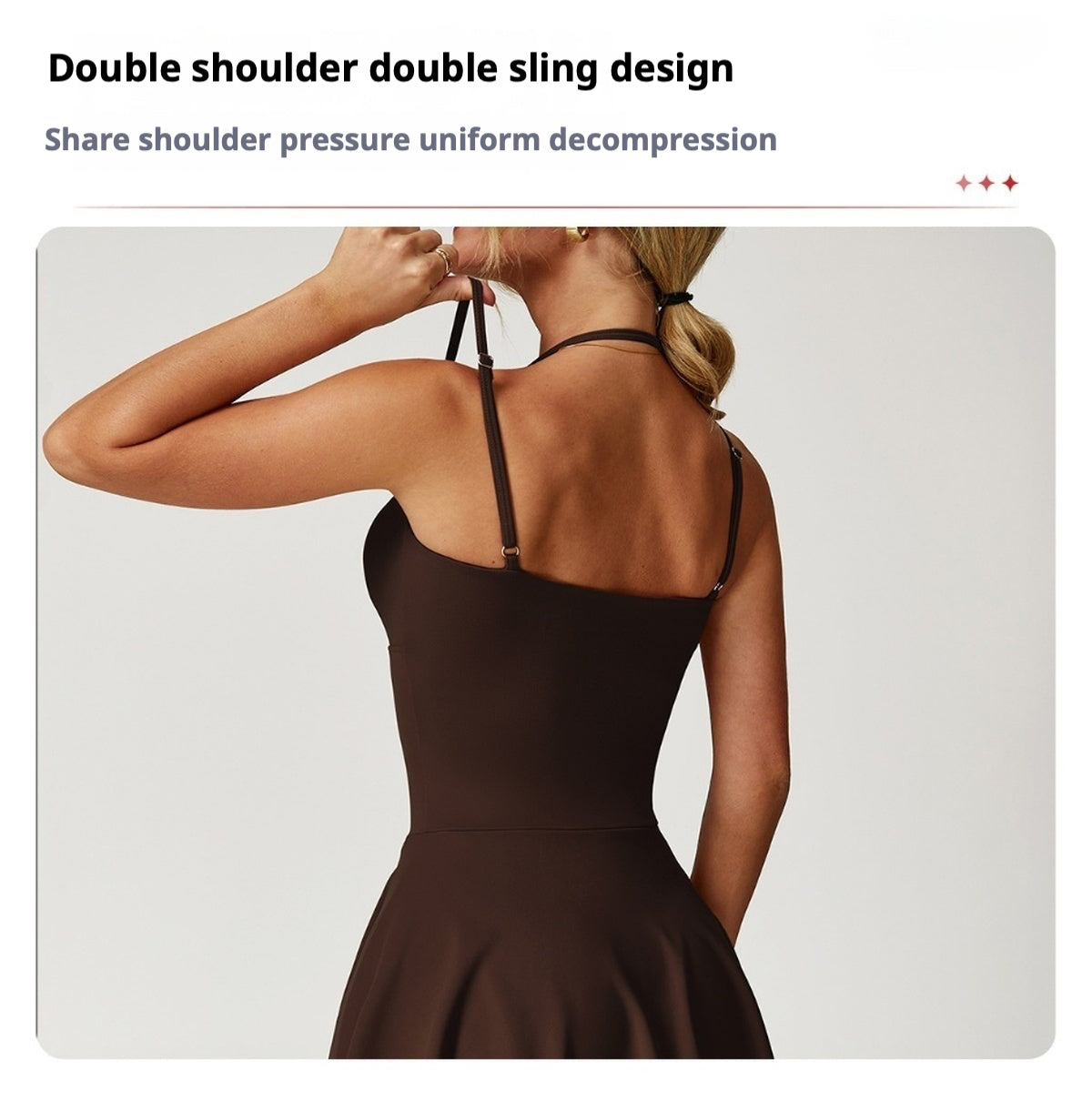 Fake two-piece dress anti-exposure outdoor running fitness tennis skirt bottoming nude feeling sports