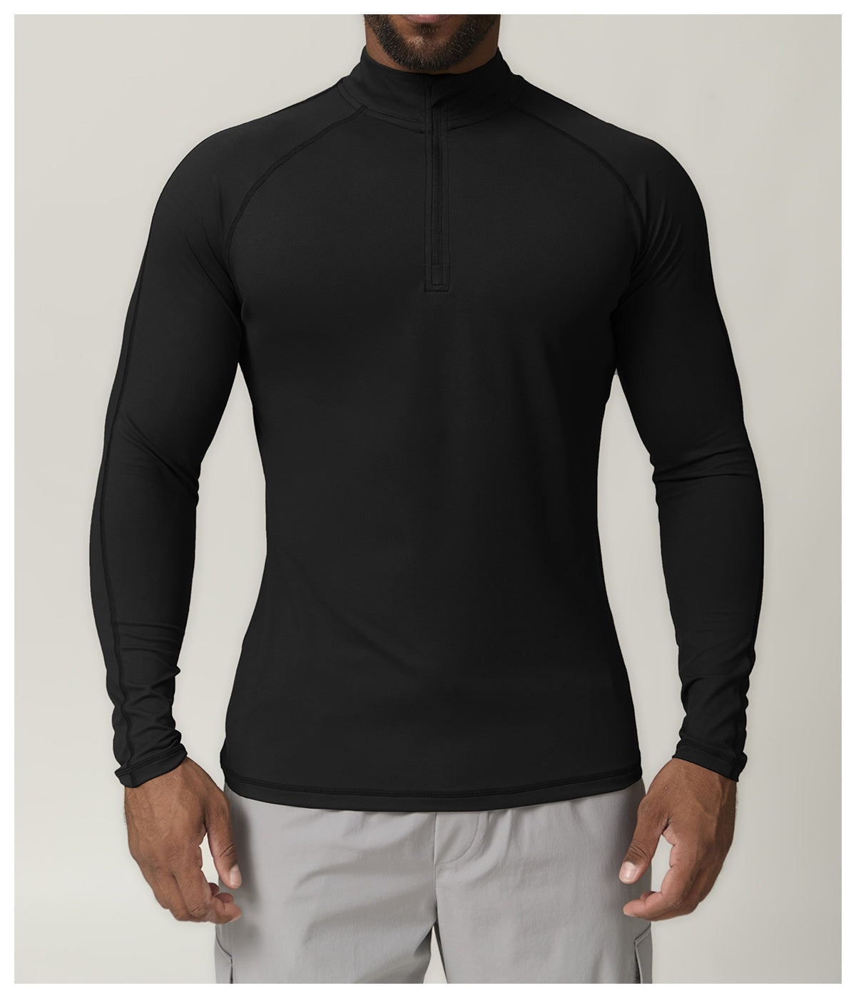Tops Outdoor Fitness Running Quick Dry Long Sleeve Sports Zipper T-shirt Sports Casual Tops