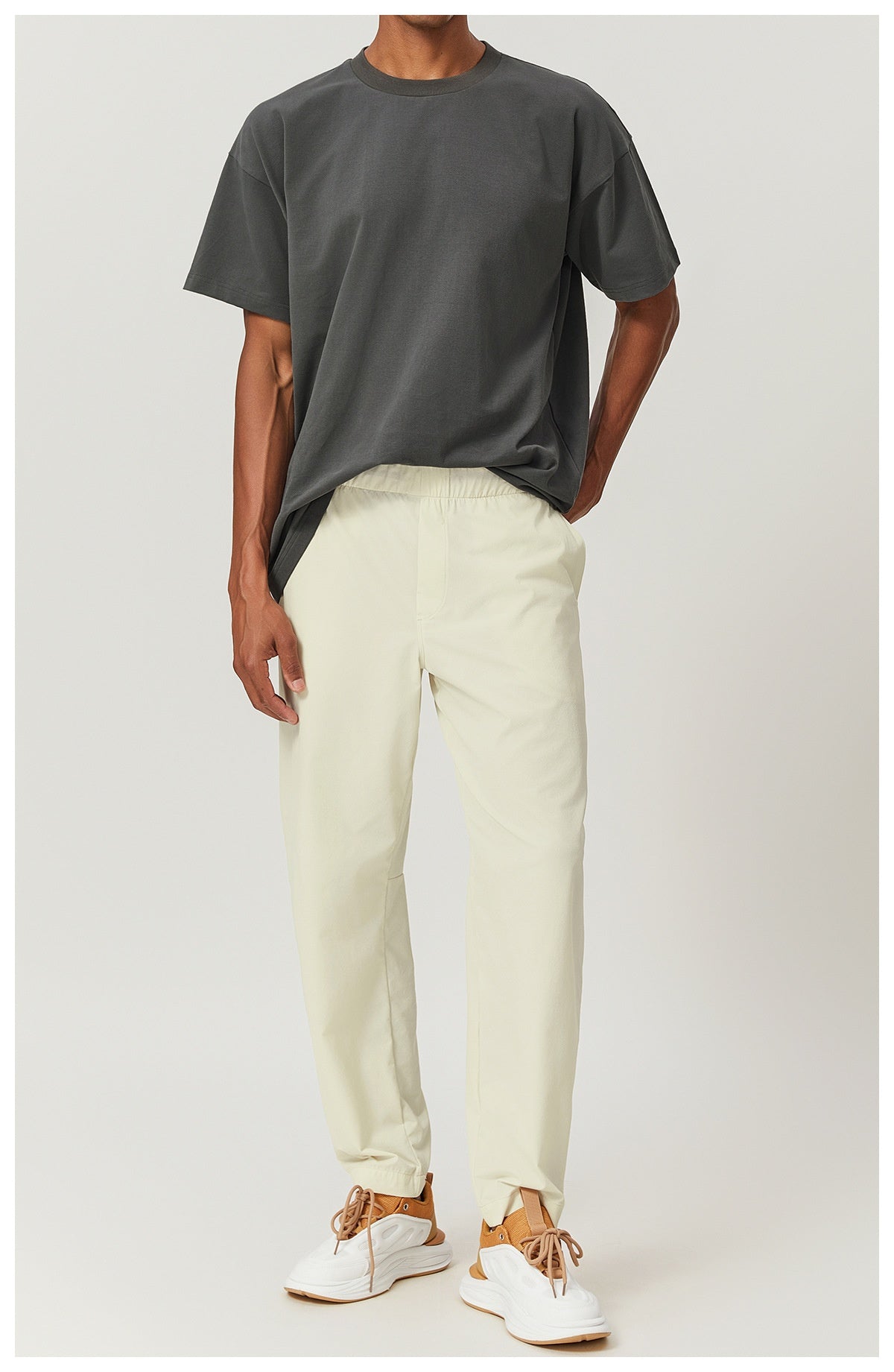 citywalk cotton soft sweat-absorbent loose sports leisure fitness tops soft cotton skin-friendly breathable T-shirt