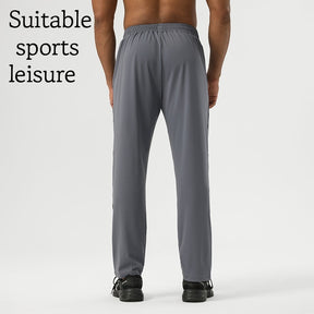 2025 new sports trousers high elastic training pants quick-drying breathable comfortable loose running fitness cycling leisure
