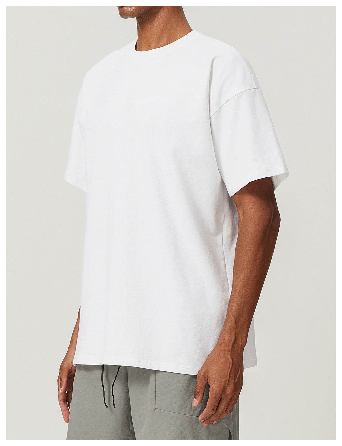 citywalk cotton soft sweat-absorbent loose sports leisure fitness tops soft cotton skin-friendly breathable T-shirt