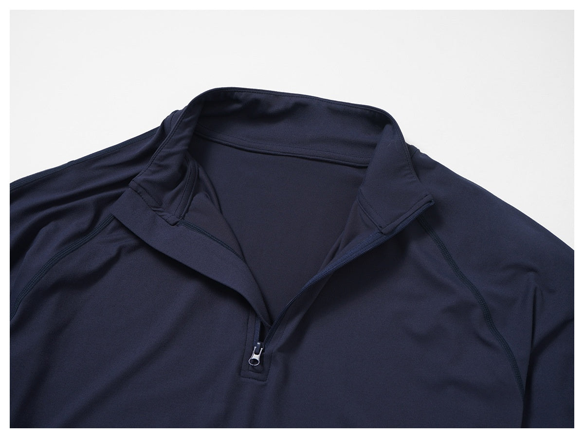 Tops Outdoor Fitness Running Quick Dry Long Sleeve Sports Zipper T-shirt Sports Casual Tops