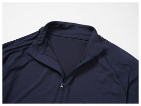Tops Outdoor Fitness Running Quick Dry Long Sleeve Sports Zipper T-shirt Sports Casual Tops