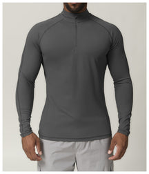 Tops Outdoor Fitness Running Quick Dry Long Sleeve Sports Zipper T-shirt Sports Casual Tops