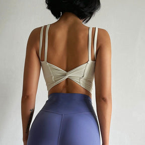 New style bowknot high strength  running  yoga good wrapping  gathering beautiful back quick drying