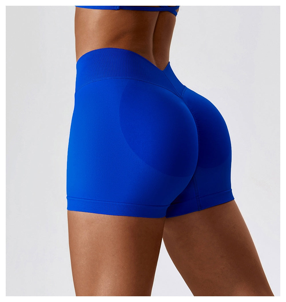 Shorts Sports Running High Waist Yoga Fitness Cycling Outdoor Leisure Hip Lifting Abdomen Slimming Seamless No Embarrassing Lines