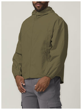 citywalk camping waterproof windproof zipper jacket hiking mountaineering hooded hooded outdoor coat