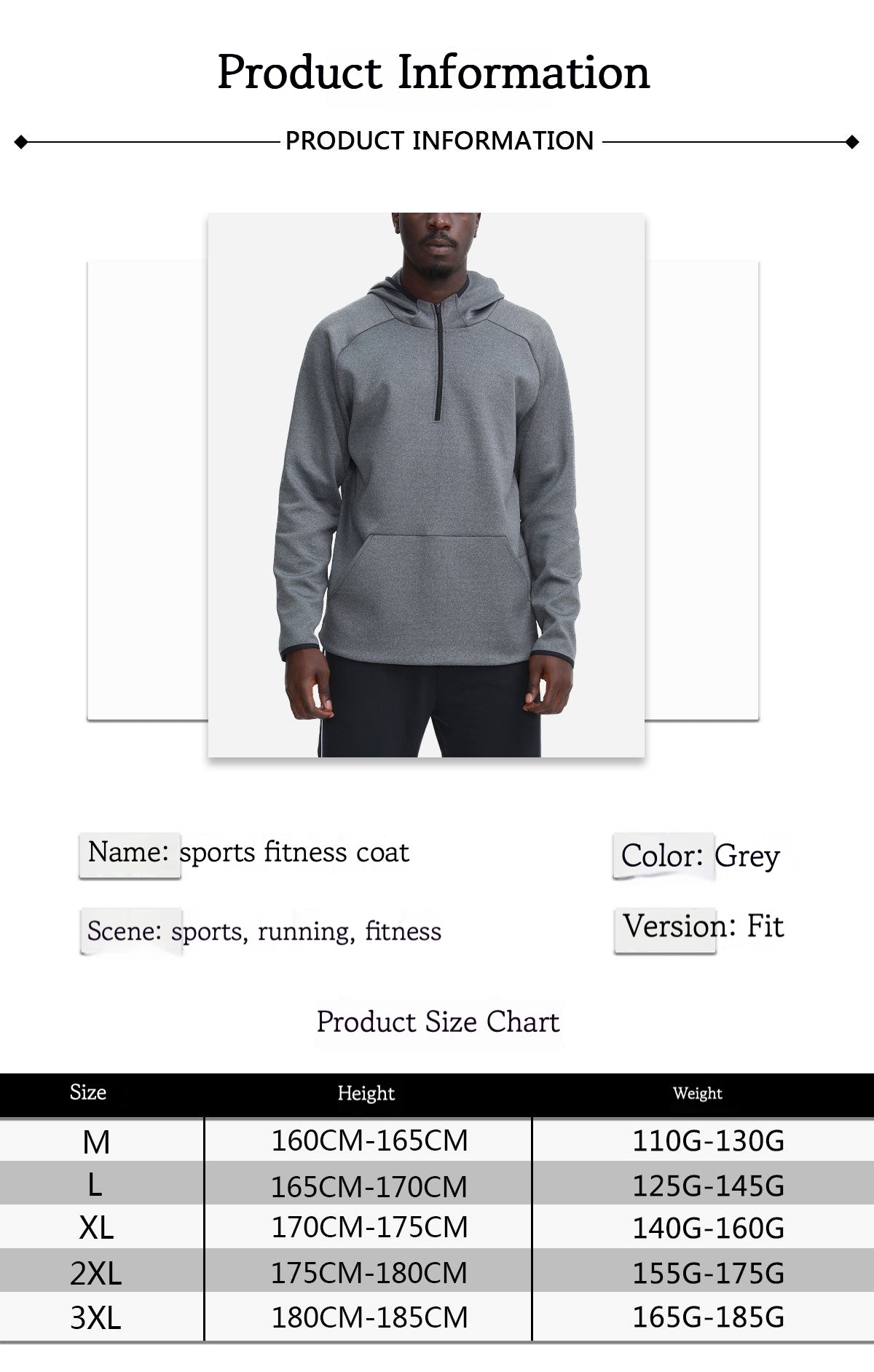 Running Fitness Outdoor Leisure Fishing Training Quick Dry Sports Hooded Loose