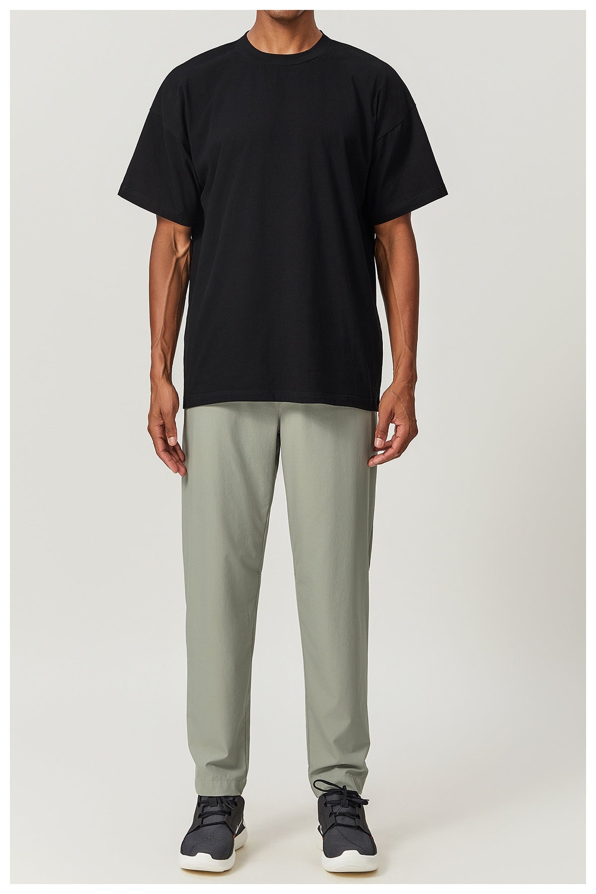 citywalk cotton soft sweat-absorbent loose sports leisure fitness tops soft cotton skin-friendly breathable T-shirt