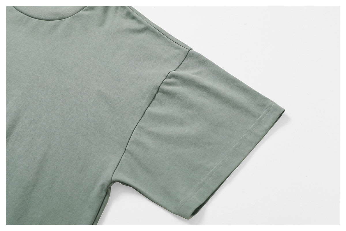 citywalk cotton soft sweat-absorbent loose sports leisure fitness tops soft cotton skin-friendly breathable T-shirt