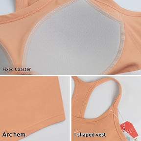 Beautiful back High strength Outdoor Yoga Running Fitness Strong wrap Gather Fixed chest pad Seamless Antibacterial Comfort