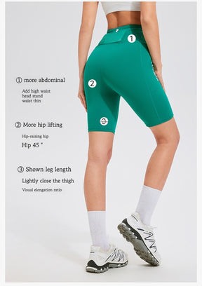 Shorts Yoga Pants Cycling Running Hip Lifting Fitness High Waist Yoga Casual Slimming High Elasticity