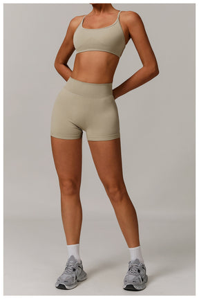 Shorts Sports Running High Waist Yoga Fitness Cycling Outdoor Leisure Hip Lifting Abdomen Slimming Seamless No Embarrassing Lines