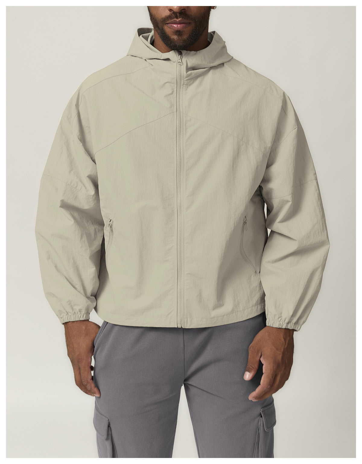 citywalk camping waterproof windproof zipper jacket hiking mountaineering hooded hooded outdoor coat