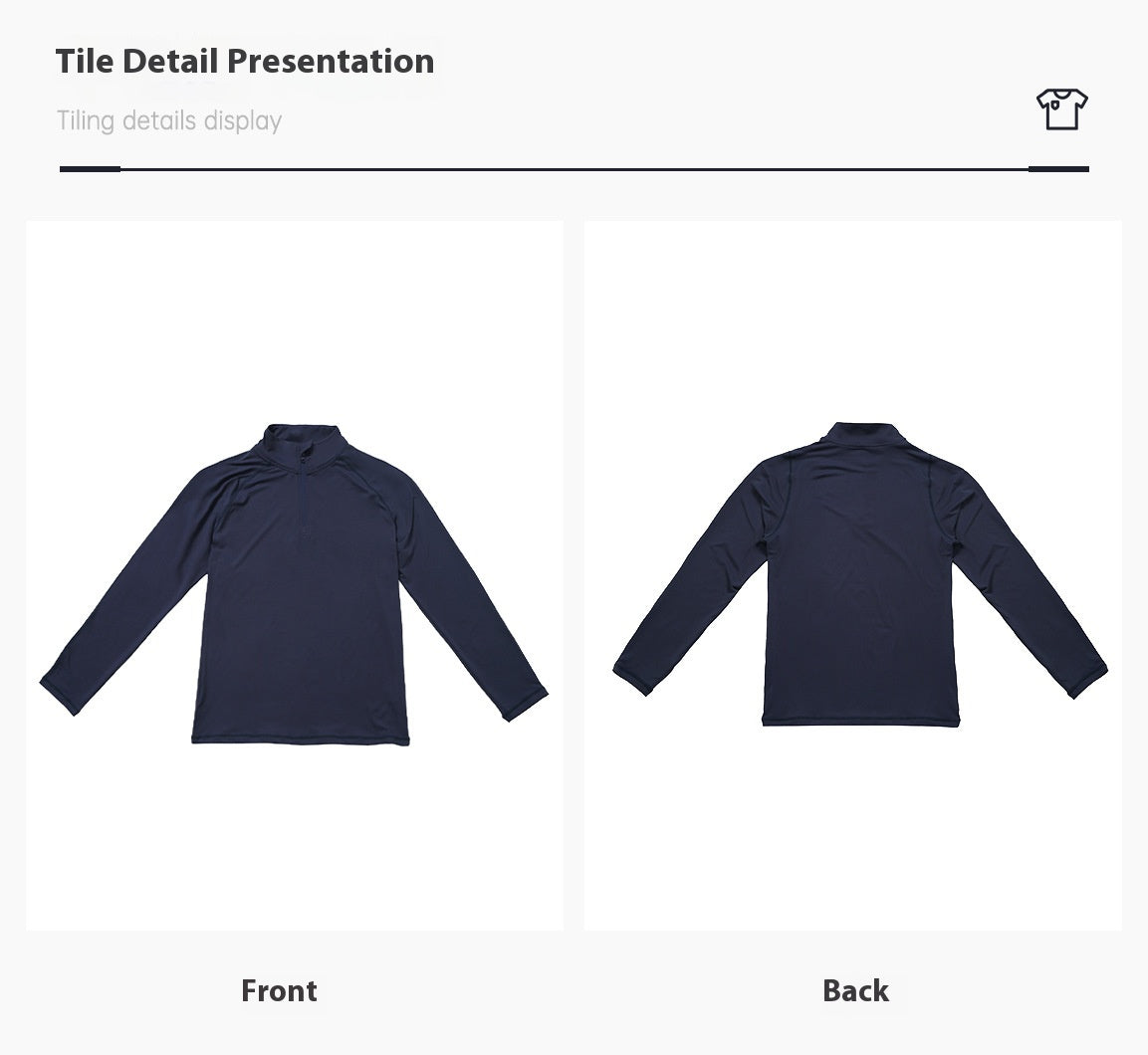 Tops Outdoor Fitness Running Quick Dry Long Sleeve Sports Zipper T-shirt Sports Casual Tops