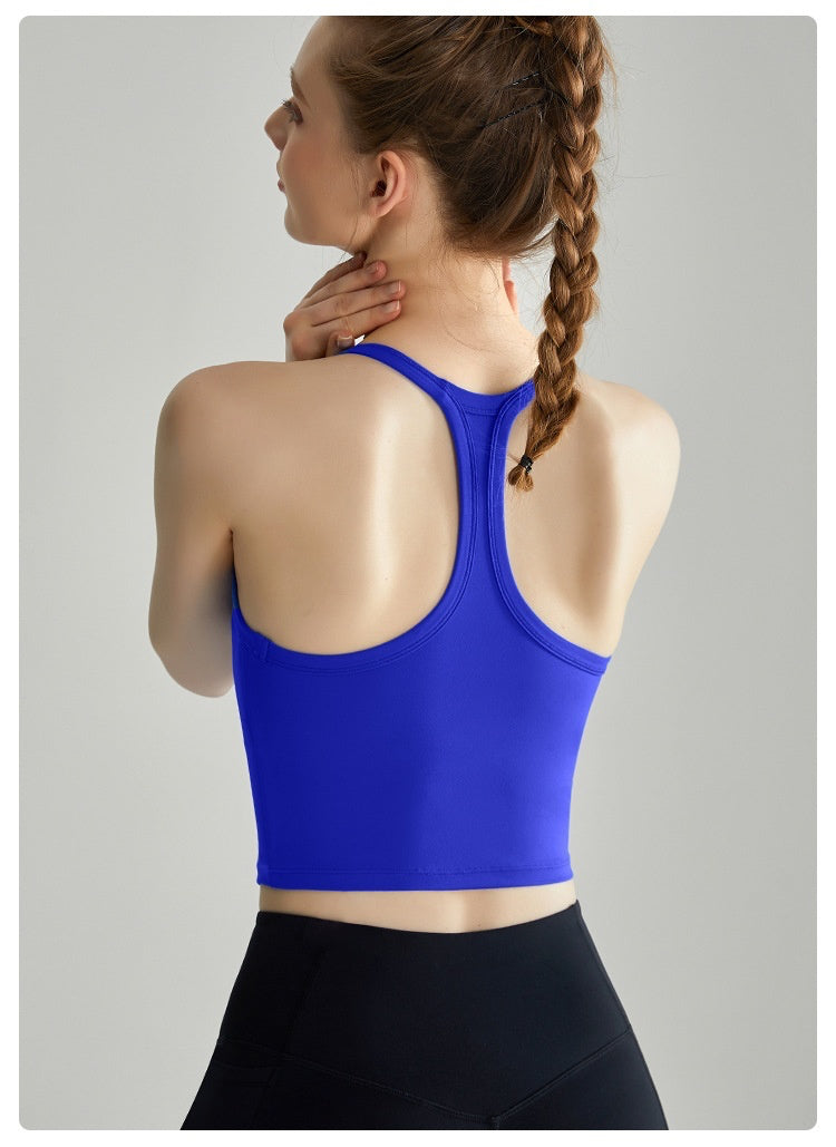 Beautiful back High strength Outdoor Yoga Running Fitness Strong wrap Gather Fixed chest pad Seamless Antibacterial Comfort