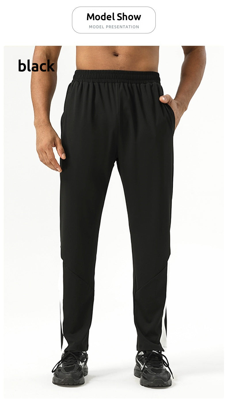 2025 new sports trousers high elastic training pants quick-drying breathable comfortable loose running fitness cycling leisure