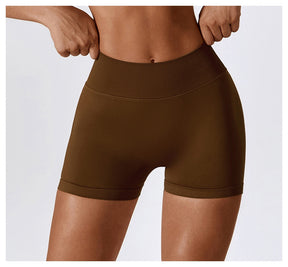 Shorts Sports Running High Waist Yoga Fitness Cycling Outdoor Leisure Hip Lifting Abdomen Slimming Seamless No Embarrassing Lines
