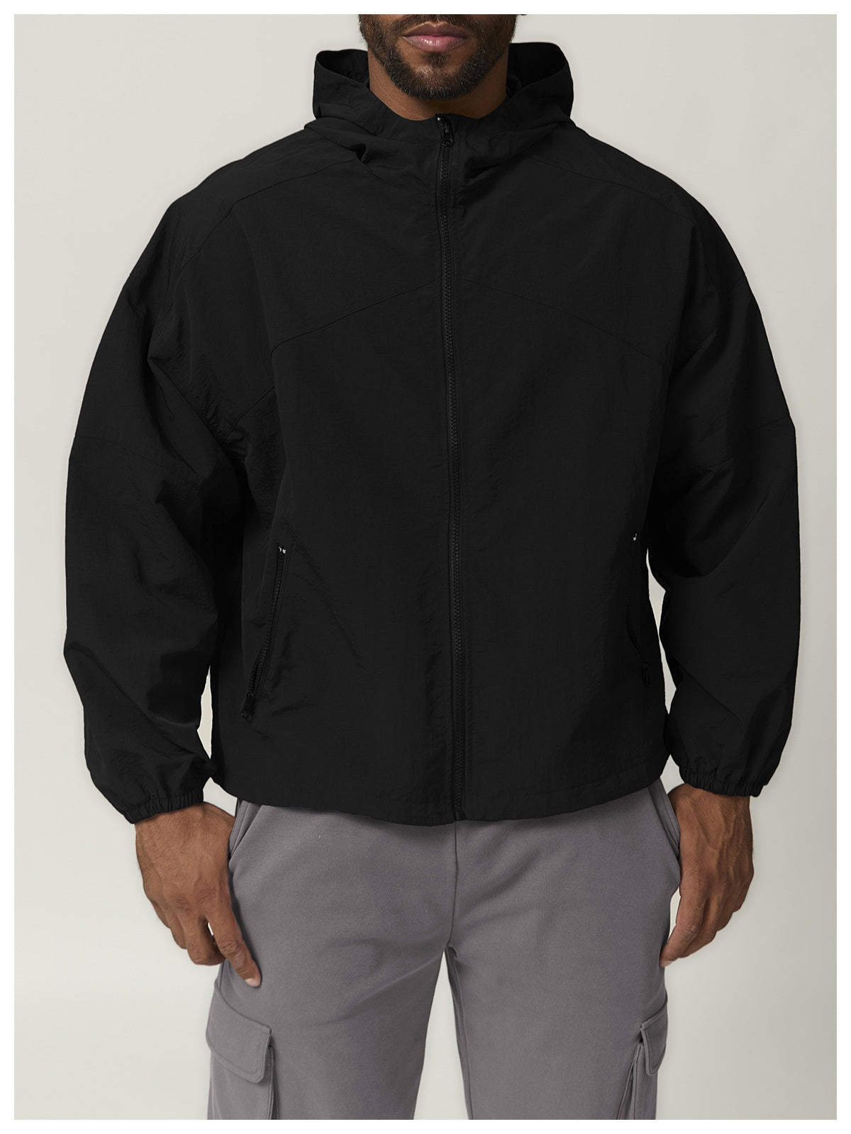 citywalk camping waterproof windproof zipper jacket hiking mountaineering hooded hooded outdoor coat