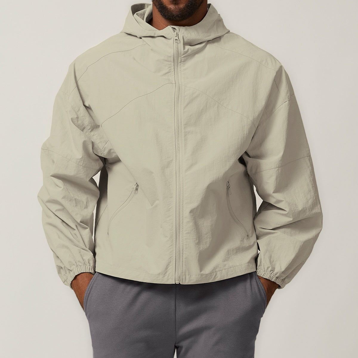 citywalk camping waterproof windproof zipper jacket hiking mountaineering hooded hooded outdoor coat