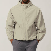 citywalk camping waterproof windproof zipper jacket hiking mountaineering hooded hooded outdoor coat