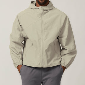citywalk camping waterproof windproof zipper jacket hiking mountaineering hooded hooded outdoor coat
