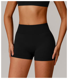 Shorts Sports Running High Waist Yoga Fitness Cycling Outdoor Leisure Hip Lifting Abdomen Slimming Seamless No Embarrassing Lines