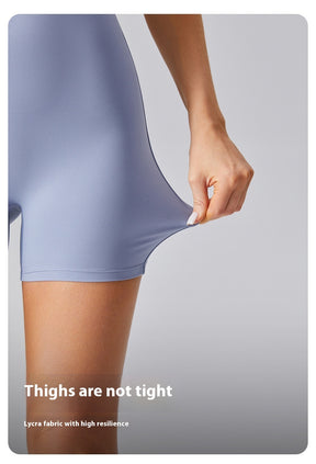 Zipper tights High elasticity One-piece Quick-drying slim fit Yoga Half turtleneck