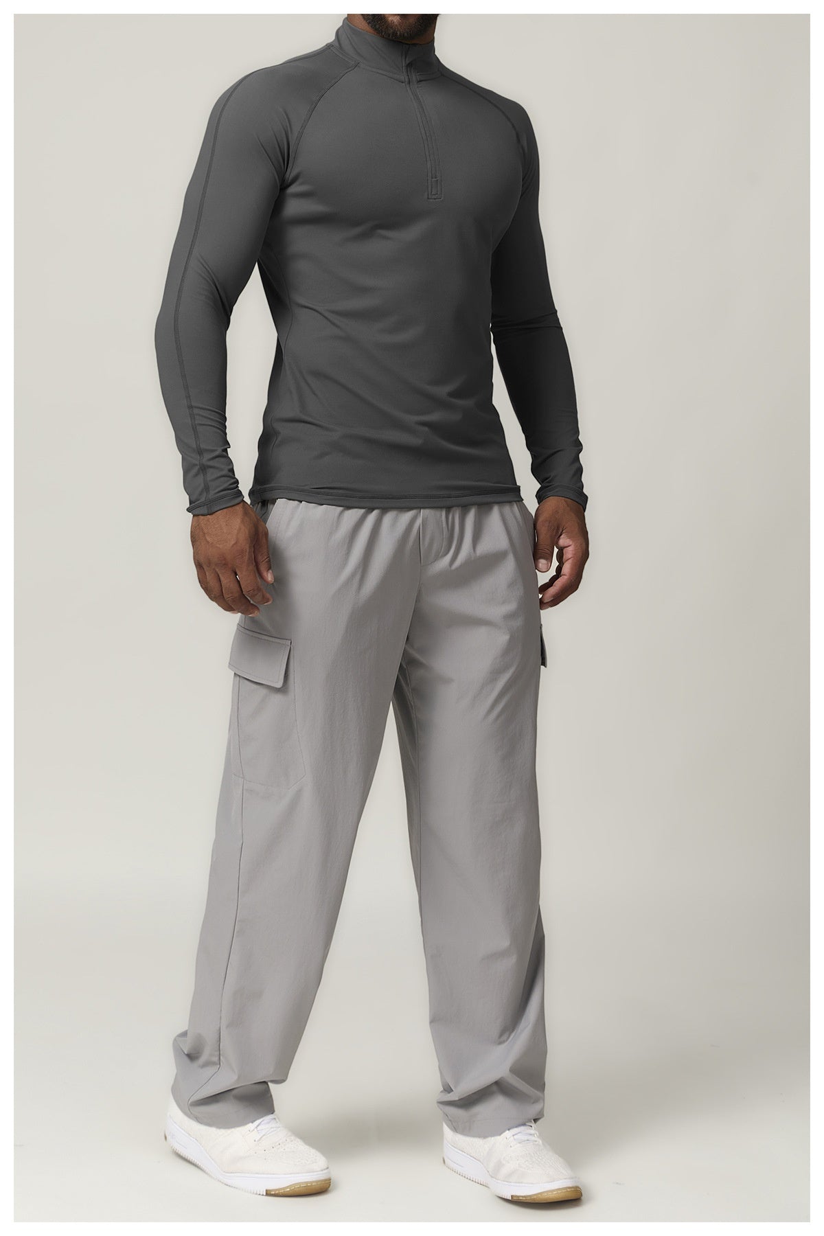 Tops Outdoor Fitness Running Quick Dry Long Sleeve Sports Zipper T-shirt Sports Casual Tops
