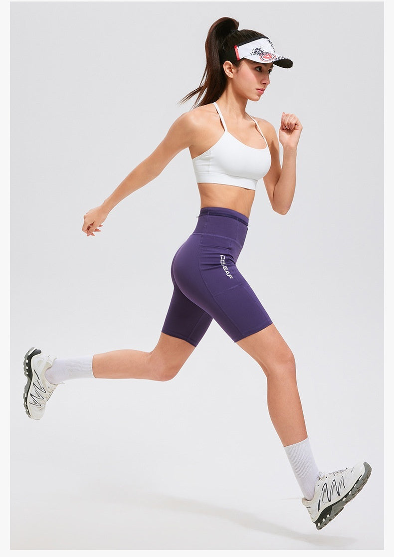 Shorts Yoga Pants Cycling Running Hip Lifting Fitness High Waist Yoga Casual Slimming High Elasticity