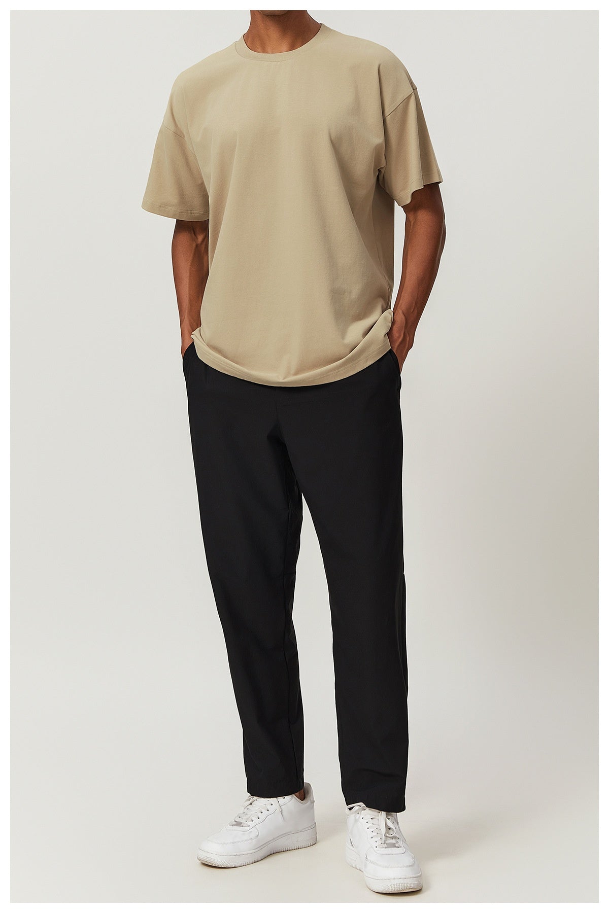 citywalk cotton soft sweat-absorbent loose sports leisure fitness tops soft cotton skin-friendly breathable T-shirt