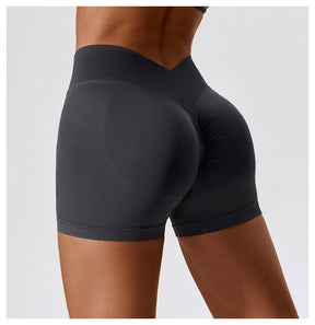 Shorts Sports Running High Waist Yoga Fitness Cycling Outdoor Leisure Hip Lifting Abdomen Slimming Seamless No Embarrassing Lines