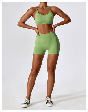 Shorts Sports Running High Waist Yoga Fitness Cycling Outdoor Leisure Hip Lifting Abdomen Slimming Seamless No Embarrassing Lines