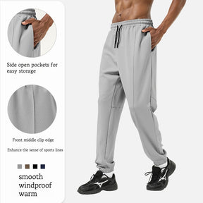 Trousers running training warm loose thick style leggings fitness sports autumn and winter thick style