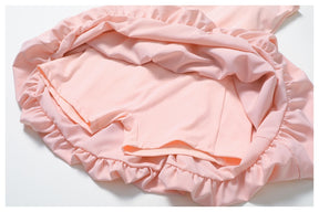 Fake two-piece dress anti-exposure outdoor running fitness tennis skirt bottoming nude feeling sports