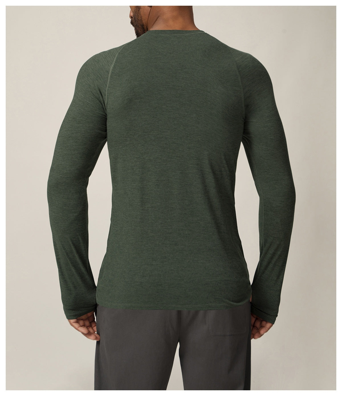 Quick-drying long-sleeved T-shirt autumn and winter running fitness tennis training stretch tops outdoor running fitness clothes with finger sleeves