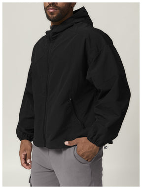 citywalk camping waterproof windproof zipper jacket hiking mountaineering hooded hooded outdoor coat