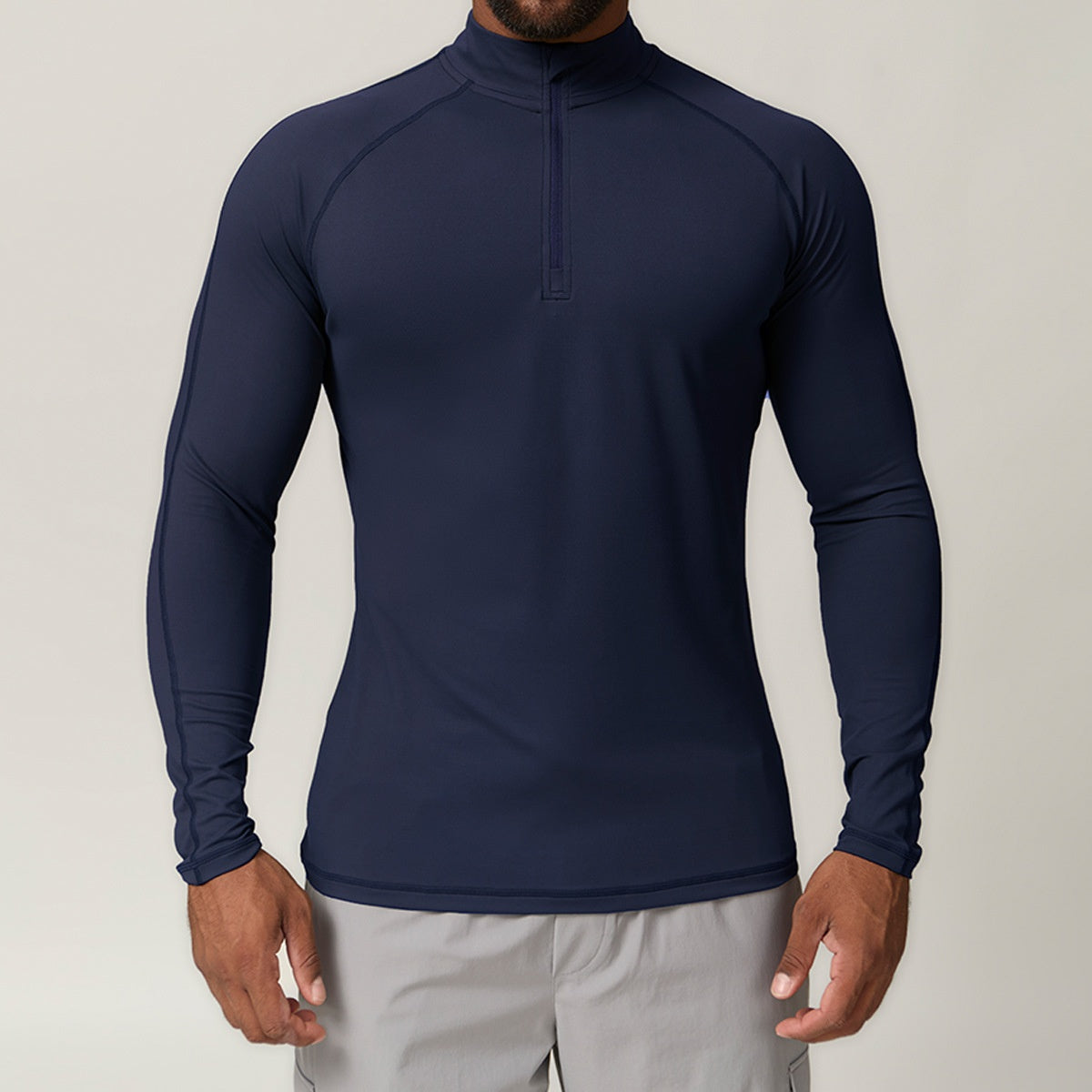 Tops Outdoor Fitness Running Quick Dry Long Sleeve Sports Zipper T-shirt Sports Casual Tops