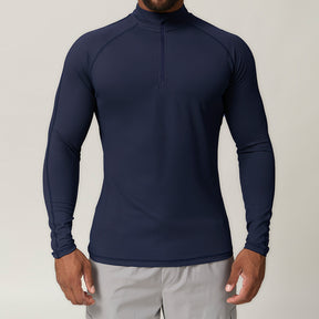 Tops Outdoor Fitness Running Quick Dry Long Sleeve Sports Zipper T-shirt Sports Casual Tops