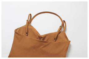 Fake two-piece dress anti-exposure outdoor running fitness tennis skirt bottoming nude feeling sports