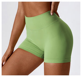 Shorts Sports Running High Waist Yoga Fitness Cycling Outdoor Leisure Hip Lifting Abdomen Slimming Seamless No Embarrassing Lines