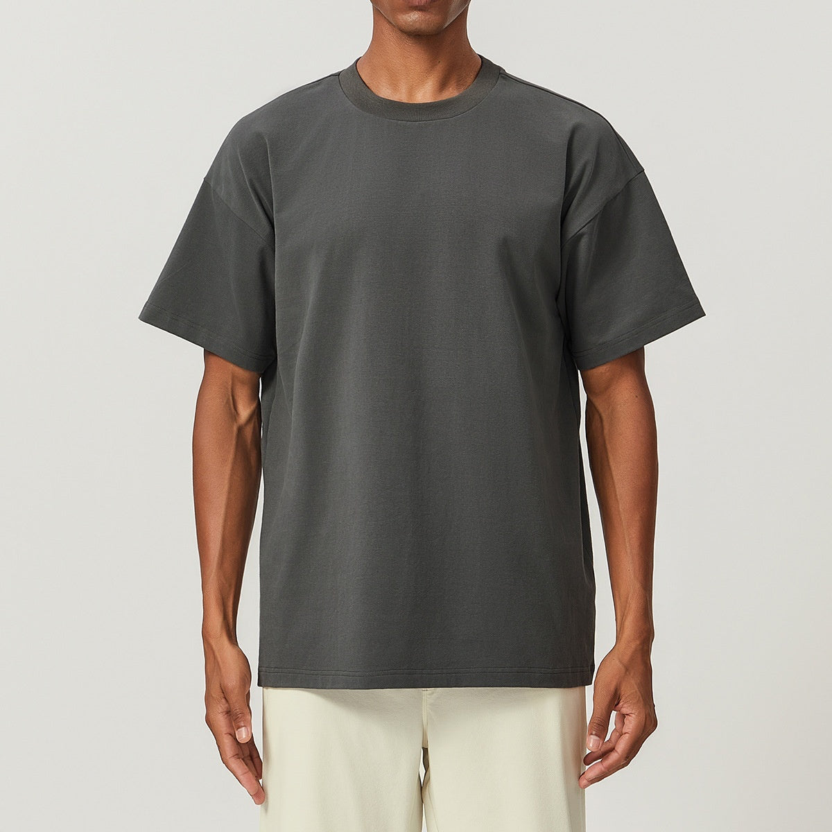 citywalk cotton soft sweat-absorbent loose sports leisure fitness tops soft cotton skin-friendly breathable T-shirt