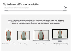 Men's Cotton Tank Tops Workout Gym Moisture Wicking T Shirts Muscle Athletic Sleeveless Top