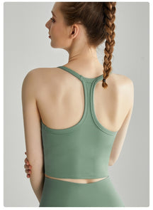Beautiful back High strength Outdoor Yoga Running Fitness Strong wrap Gather Fixed chest pad Seamless Antibacterial Comfort