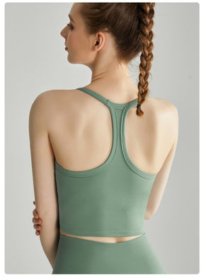 Beautiful back High strength Outdoor Yoga Running Fitness Strong wrap Gather Fixed chest pad Seamless Antibacterial Comfort