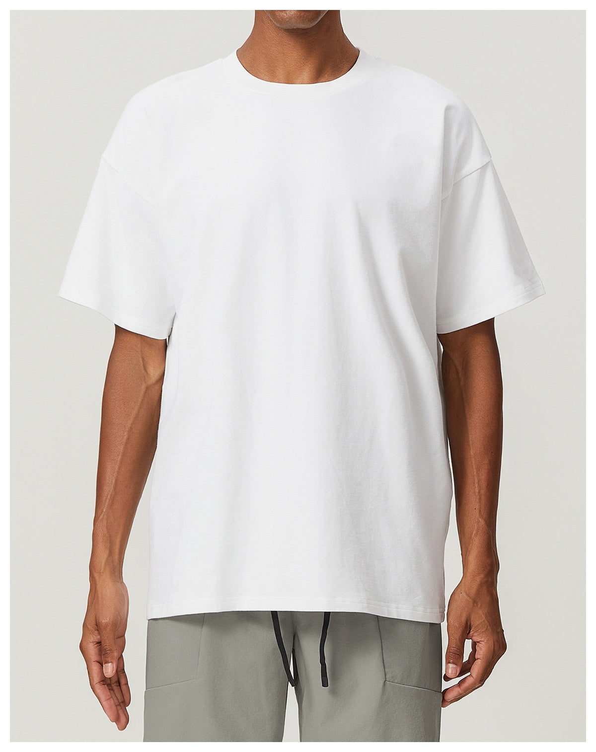 citywalk cotton soft sweat-absorbent loose sports leisure fitness tops soft cotton skin-friendly breathable T-shirt
