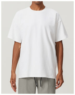 citywalk cotton soft sweat-absorbent loose sports leisure fitness tops soft cotton skin-friendly breathable T-shirt
