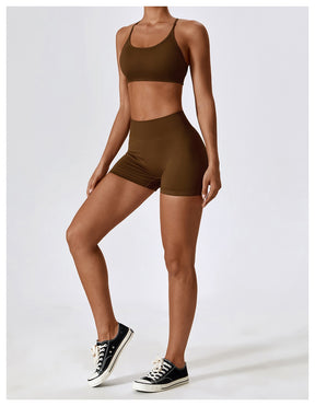 Shorts Sports Running High Waist Yoga Fitness Cycling Outdoor Leisure Hip Lifting Abdomen Slimming Seamless No Embarrassing Lines