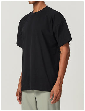 citywalk cotton soft sweat-absorbent loose sports leisure fitness tops soft cotton skin-friendly breathable T-shirt